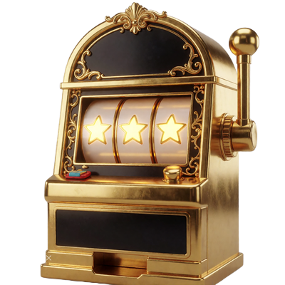 Goldener Spielautomat mit Sternsymbol als Symbol f&uuml;r die Freispielpreise beim Bonus Crab
